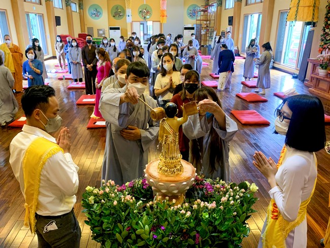 The Vesak Great Ceremony at Hoang Phap Temple in Jeonju City - South Korea
